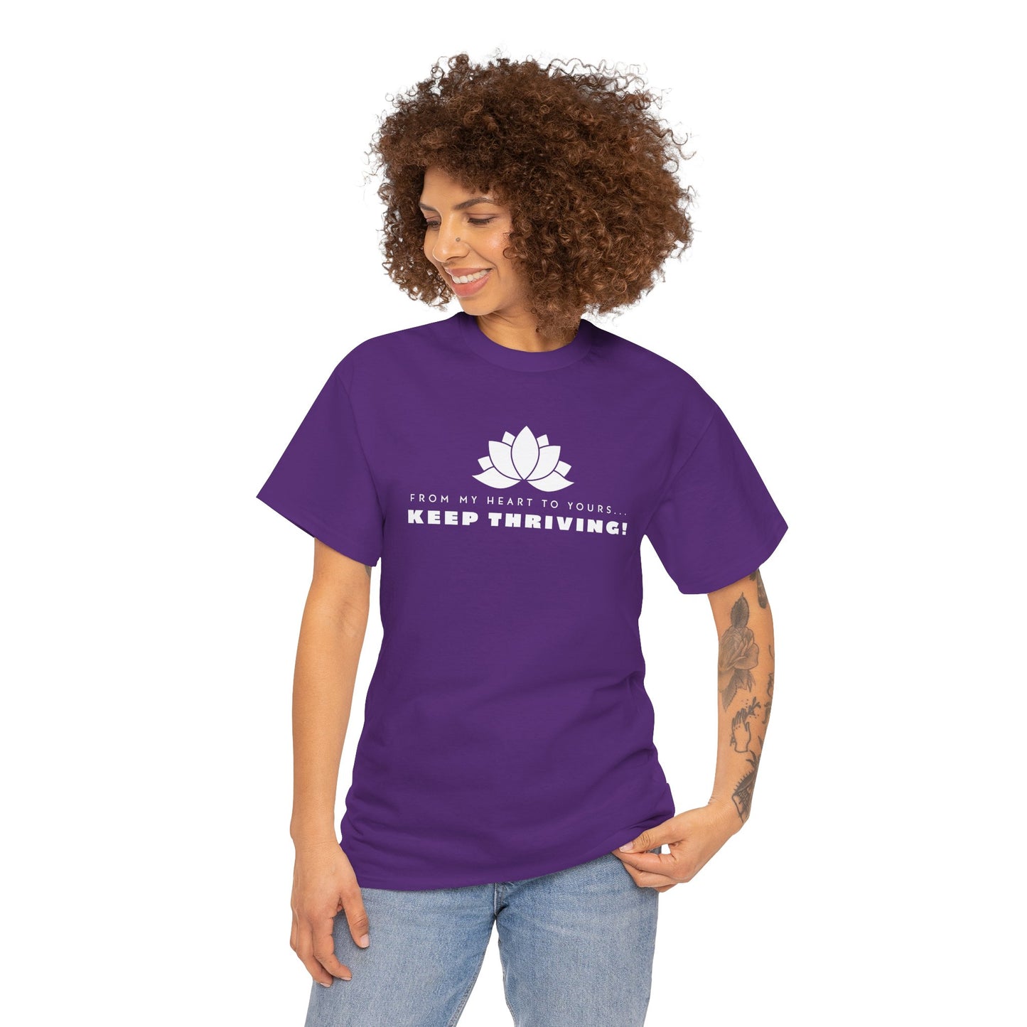 Keep Thriving! (P) Unisex Heavy Cotton Tee