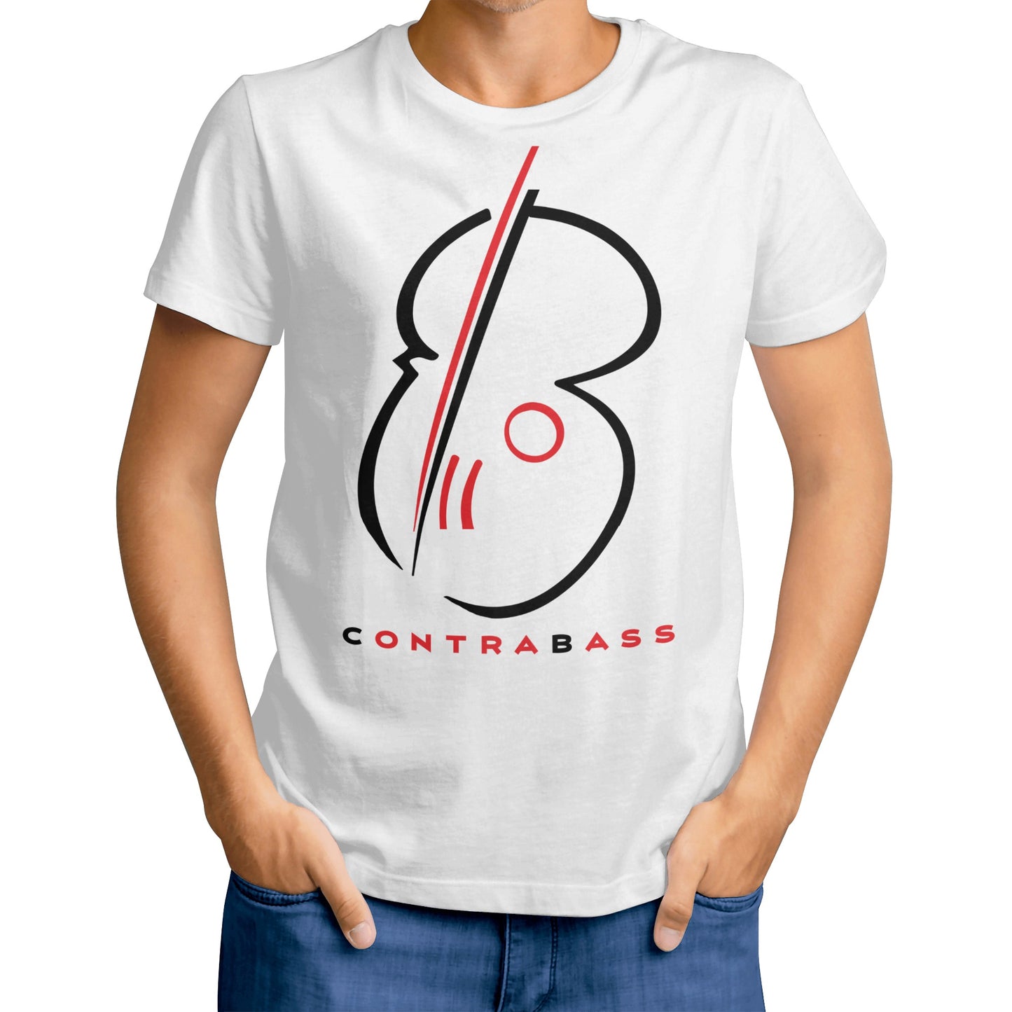 "ContraBASS" Men's Print T-shirt