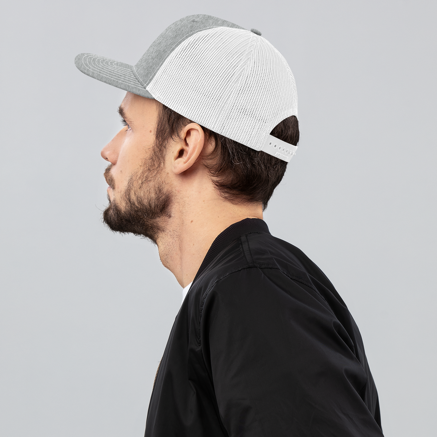 "got bass?" Trucker Cap (Gray)
