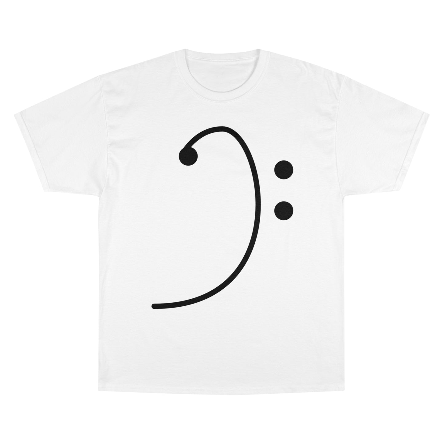 Black "BASS Clef" Champion T-Shirt