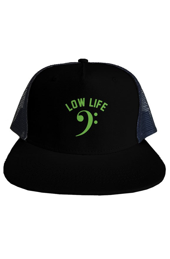 Embroidered "Low Life" Trucker Mesh Hat