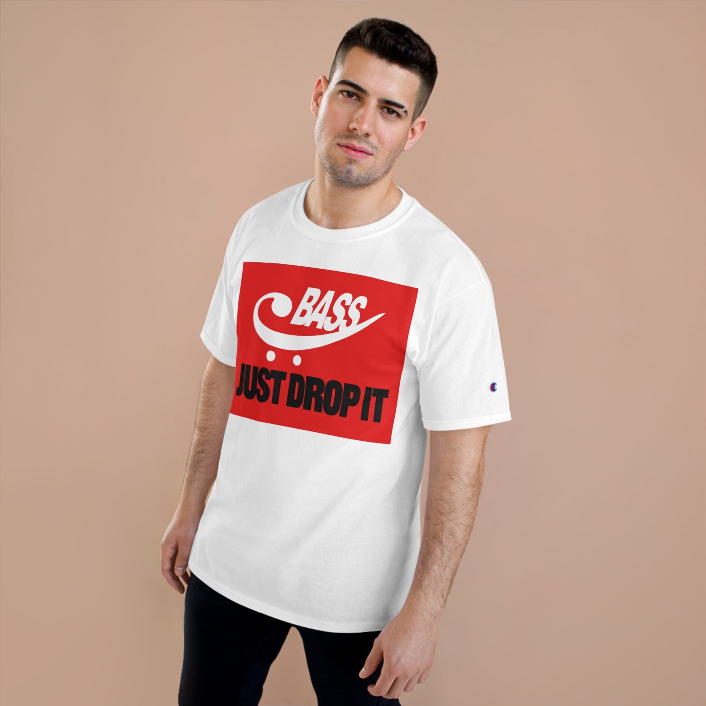 "BASS - Just Drop It" Champion T-Shirt