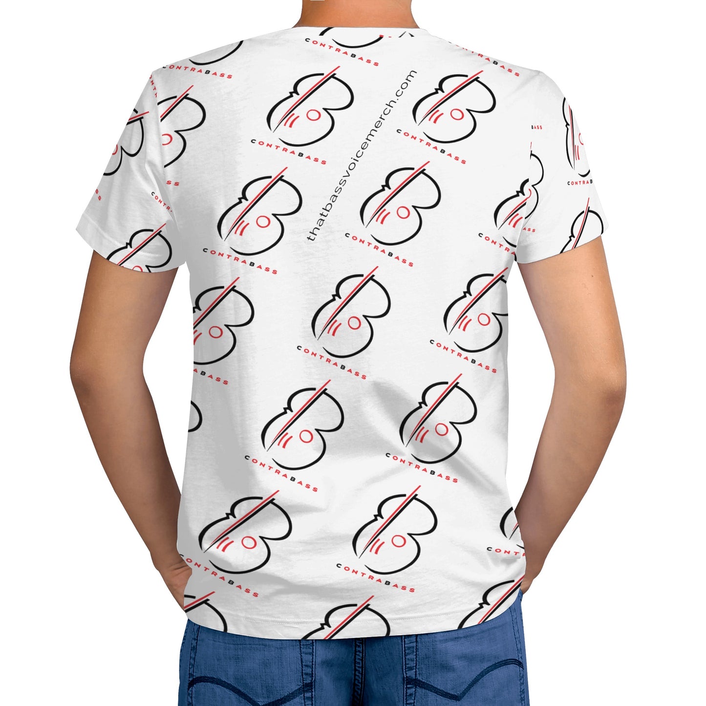"ContraBASS" Men's All Over Print T-shirt