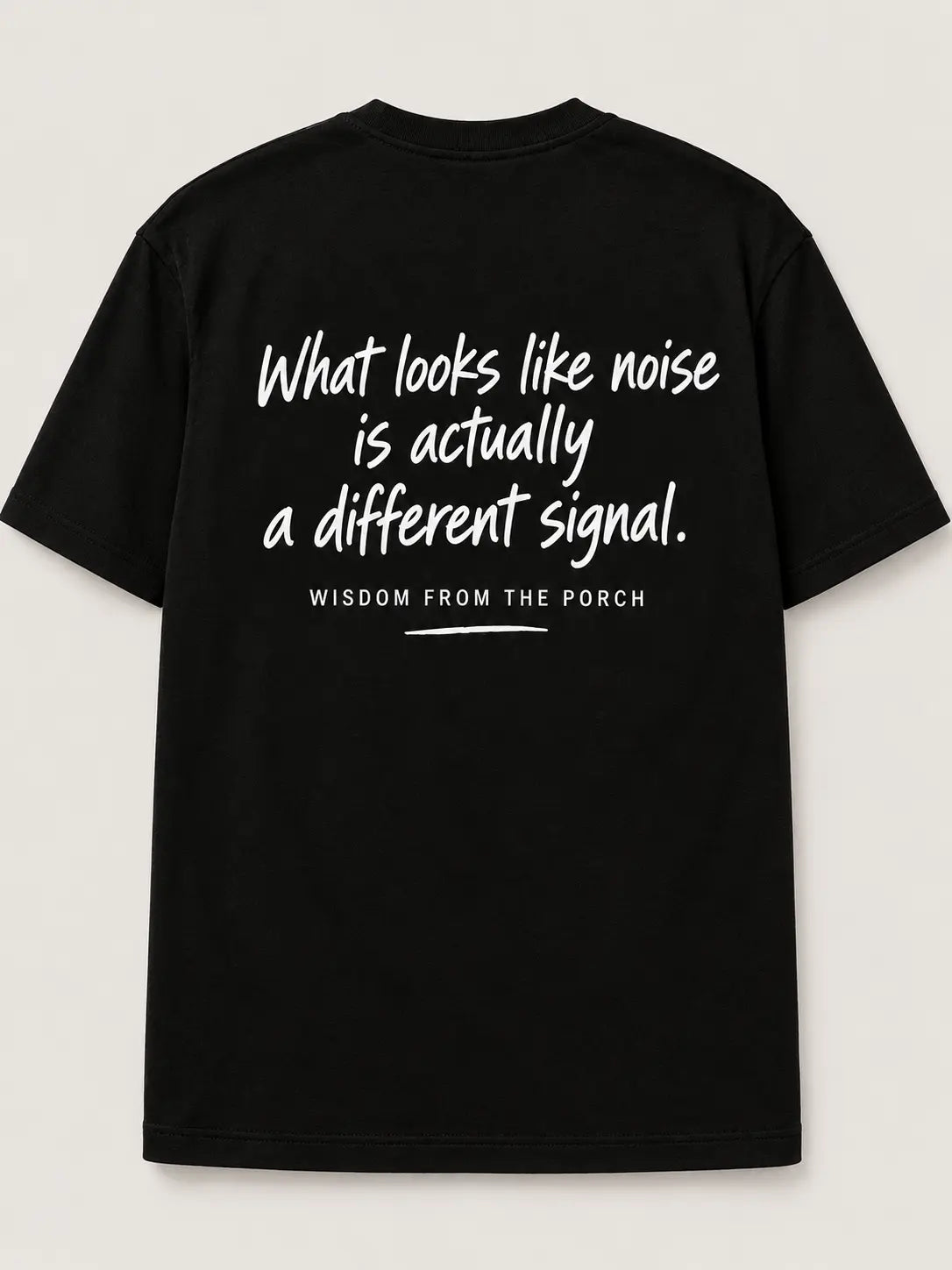 Back mockup: What looks like noise is actually a different signal.